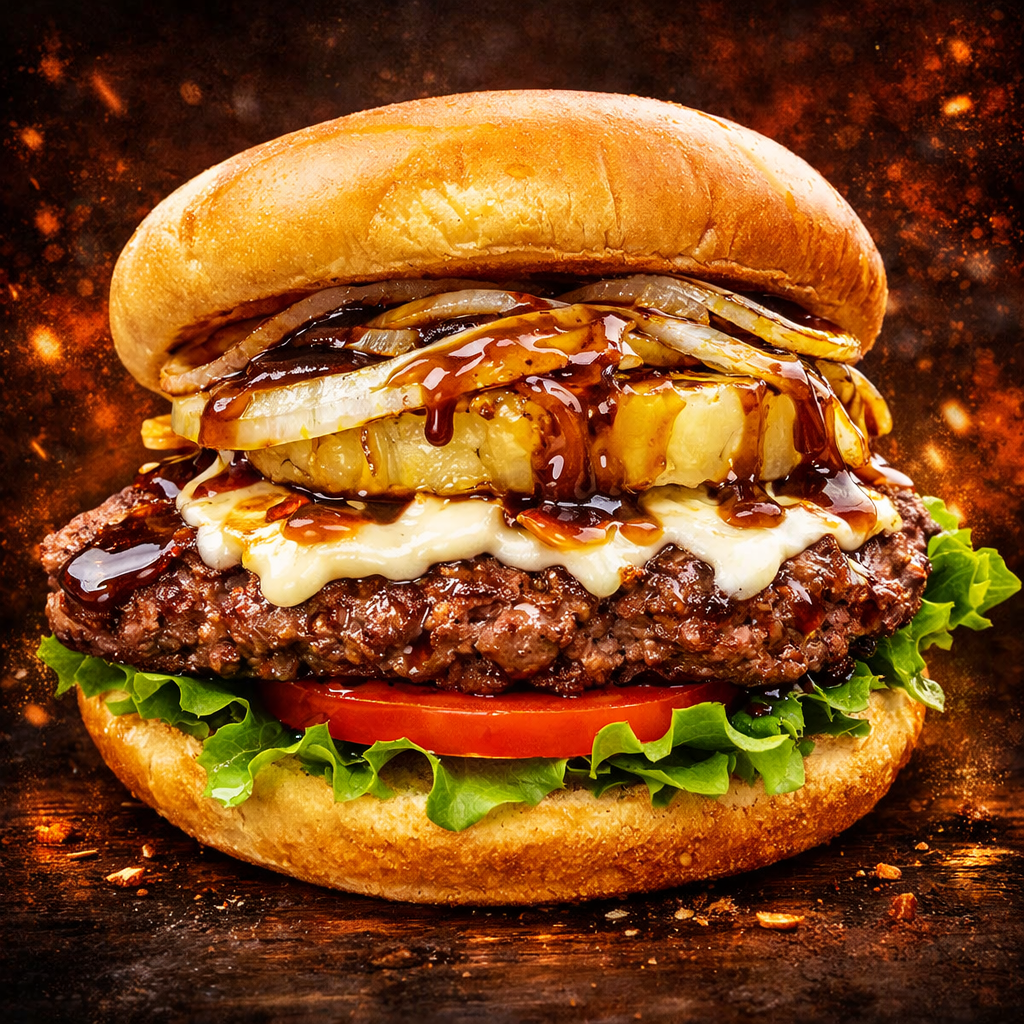 Hamburguesa Teriyaki